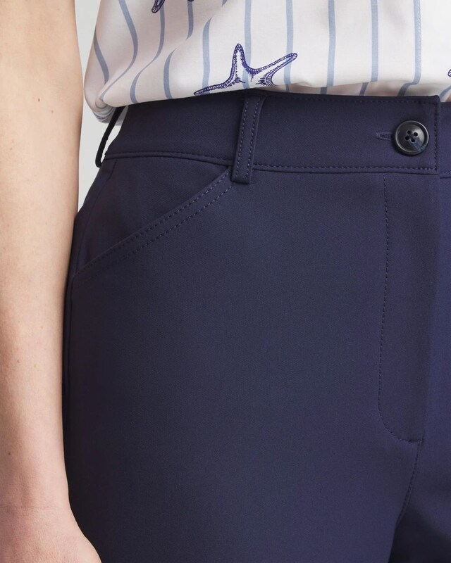 Fly Front Ankle Pants - image 4